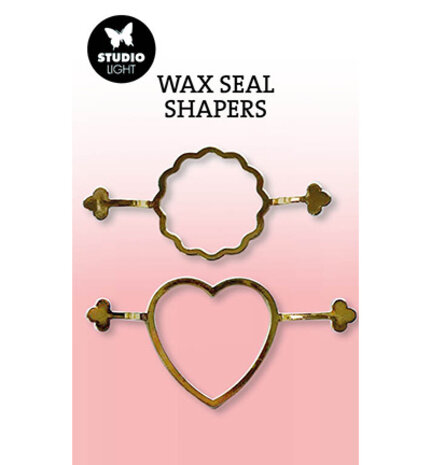 Studio Light Essentials Wax Seal Shapers Scallop & Heart (SL-ES-WAX22)