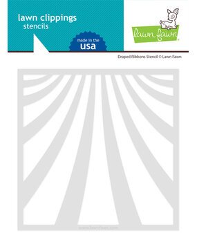 Lawn Fawn Lawn Clippings Draped Ribbons 6x6 Inch Stencils (LF3454) Lawn Fawn Lawn Clippings Draped Ribbons 6x6 Inch Stencils (LF3454)