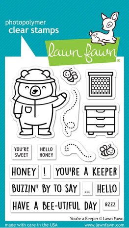 Lawn Fawn You're A Keeper Clear Stamps (LF3136) Lawn Fawn You're A Keeper Clear Stamps (LF3136)