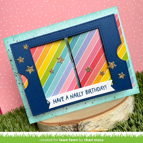 Lawn Fawn You're So Narly Clear Stamps (LF3297)