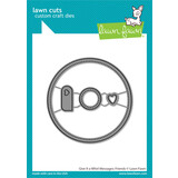 Lawn Fawn Give It A Whirl Messages: Friends Dies (LF3422)
