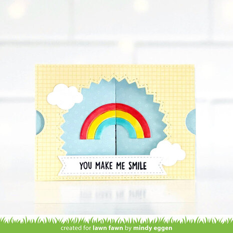 Lawn Fawn Ta-da! Diorama! Sunburst Window Add-on Dies (LF3435) Lawn Fawn Ta-da! Diorama! Sunburst Window Add-on Dies (LF3435)