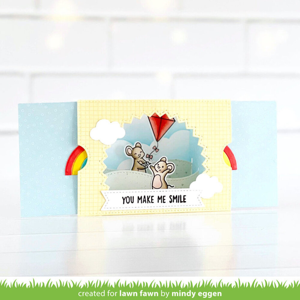 Lawn Fawn Ta-da! Diorama! Sunburst Window Add-on Dies (LF3435) Lawn Fawn Ta-da! Diorama! Sunburst Window Add-on Dies (LF3435)