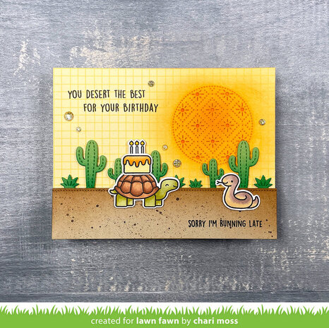 Lawn Fawn Cactus Border Dies (LF3436)