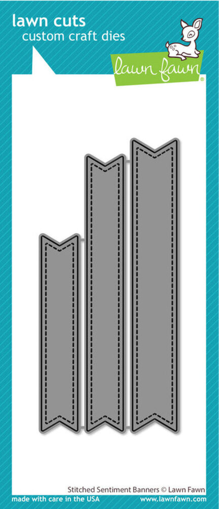 Lawn Fawn Stitched Sentiment Banners Dies (LF3442)