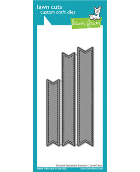 Lawn Fawn Stitched Sentiment Banners Dies (LF3442)