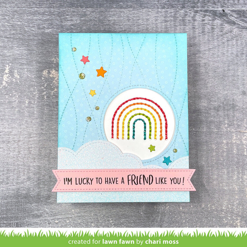 Lawn Fawn Embroidery Hoop Window And Frame Add-on Dies (LF3443)