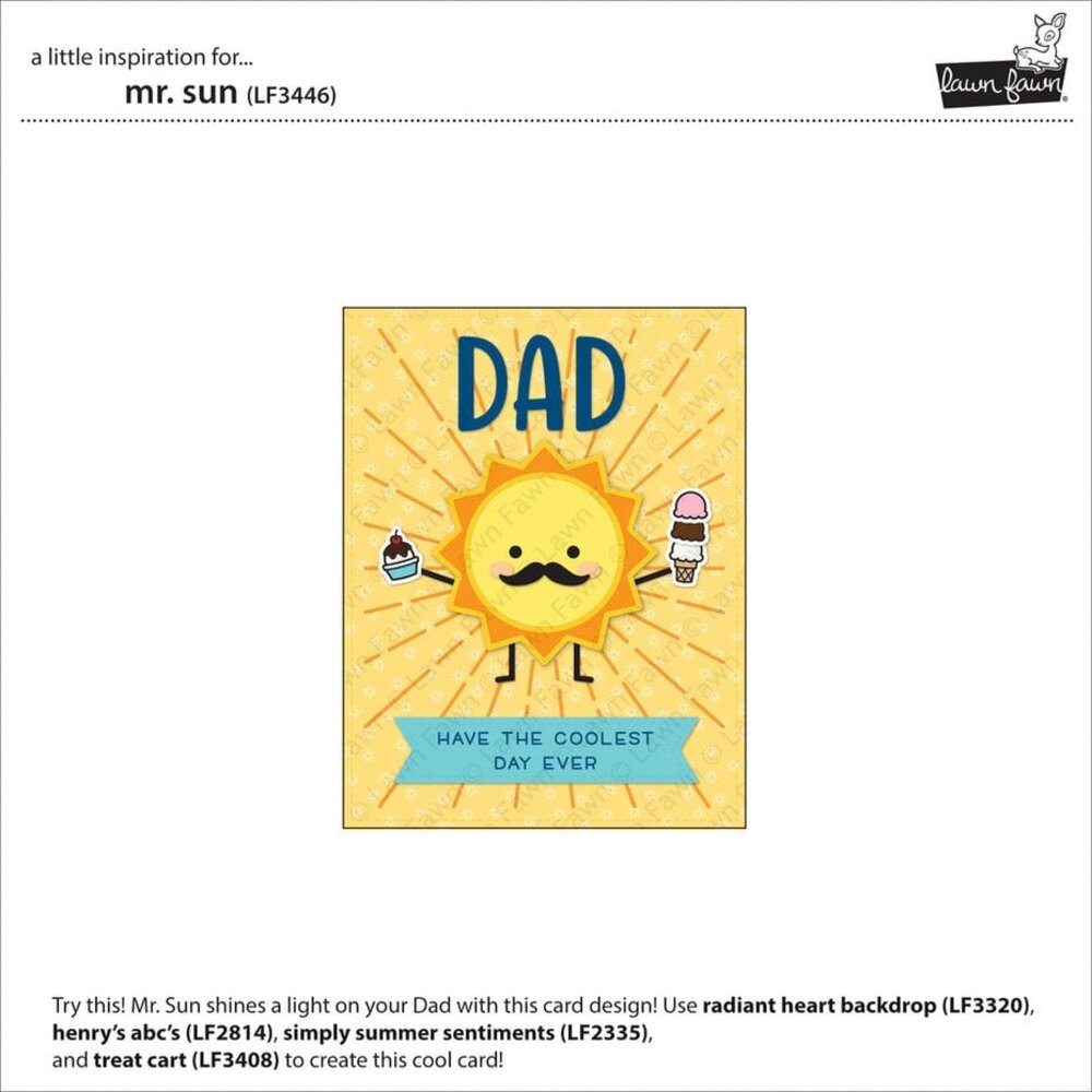 Lawn Fawn Mr. Sun Dies (LF3446) Lawn Fawn Mr. Sun Dies (LF3446)