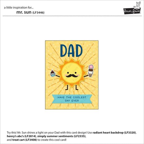 Lawn Fawn Mr. Sun Dies (LF3446) Lawn Fawn Mr. Sun Dies (LF3446)