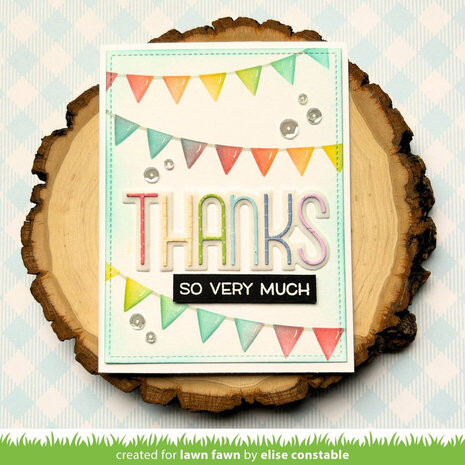 Lawn Fawn Giant Outlined Thanks Dies (LF3447) Lawn Fawn Giant Outlined Thanks Dies (LF3447)