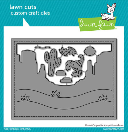 Lawn Fawn Desert Canyon Backdrop Dies (LF3450) Lawn Fawn Desert Canyon Backdrop Dies (LF3450)