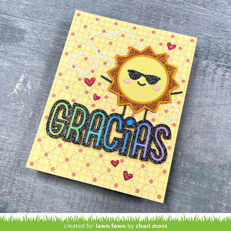 Lawn Fawn Quilted Star Backdrop Dies (LF3451) Lawn Fawn Quilted Star Backdrop Dies (LF3451)