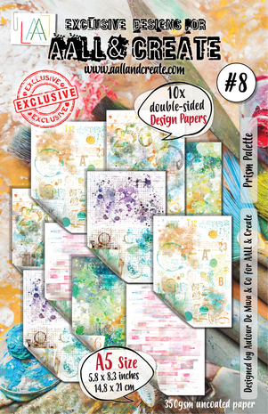AALL and Create Design Paper A5 Prism Palette (AALL-PA-008)