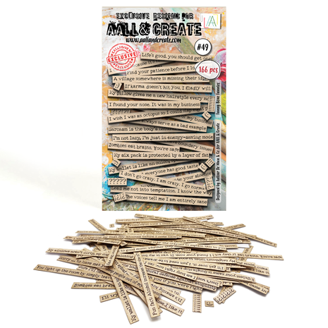 AALL and Create Ephemera Die-cuts Bone Funnies (AALL-EP-049) AALL and Create Ephemera Die-cuts Bone Funnies (AALL-EP-049)