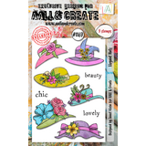AALL and Create Clear Stamp Set A6 Elegant Hats (AALL-TP-1169)