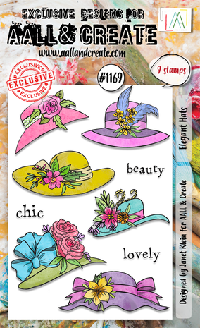 AALL and Create Clear Stamp Set A6 Elegant Hats (AALL-TP-1169) AALL and Create Clear Stamp Set A6 Elegant Hats (AALL-TP-1169)