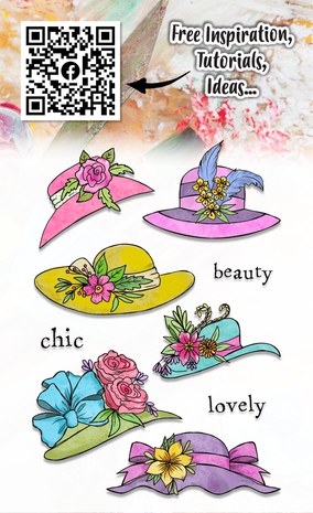 AALL and Create Clear Stamp Set A6 Elegant Hats (AALL-TP-1169) AALL and Create Clear Stamp Set A6 Elegant Hats (AALL-TP-1169)