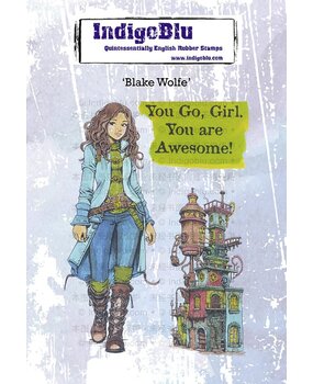 IndigoBlu Blake Wolfe A6 Rubber Stamps (IND1283)
