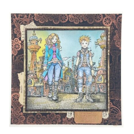 IndigoBlu Blake Wolfe A6 Rubber Stamps (IND1283)