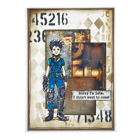 IndigoBlu Jude Wolfe A6 Rubber Stamps (IND1284) IndigoBlu Jude Wolfe A6 Rubber Stamps (IND1284)