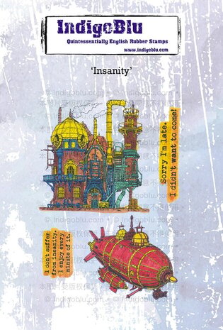 IndigoBlu Insanity A6 Rubber Stamps (IND1285)