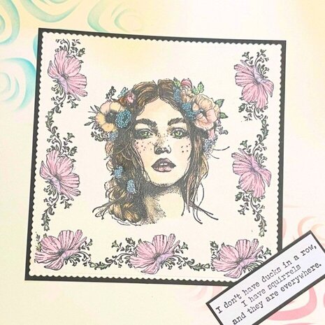 IndigoBlu Flora A6 Rubber Stamps (IND1289)