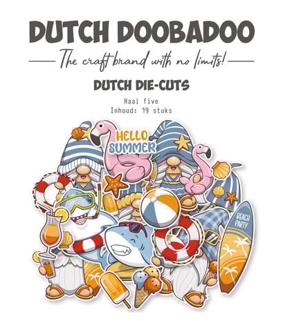 Dutch Doobadoo Dutch Die-Cuts Haai Five (474.007.037) Dutch Doobadoo Dutch Die-Cuts Haai Five (474.007.037)