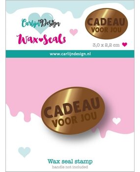 Carlijn Design Wax Seal Stamper 1 Inch Cadeau Voor Jou (CDWX-0073)