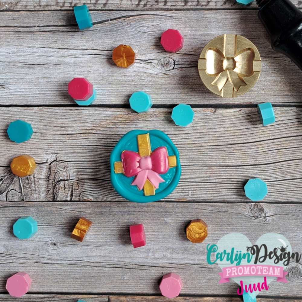 Carlijn Design Wax Seal Stamper 1 Inch 3D Strik (CDWX-0076) Carlijn Design Wax Seal Stamper 1 Inch 3D Strik (CDWX-0076)