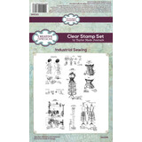 Creative Expressions Taylor Made Journals Clear Stamp Industrial Sewing (CEC1091)