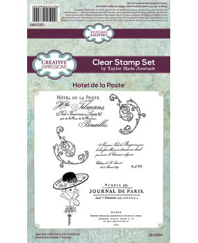 Creative Expressions Taylor Made Journals Clear Stamp Hotel de la Poste (CEC1093) Creative Expressions Taylor Made Journals Clear Stamp Hotel de la Poste (CEC1093)