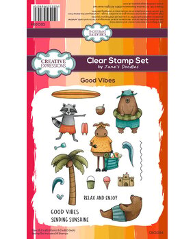 Creative Expressions Jane's Doodles Clear Stamp Set Good Vibes (CEC1094) Creative Expressions Jane's Doodles Clear Stamp Set Good Vibes (CEC1094)