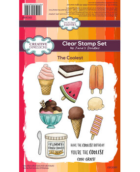 Creative Expressions Jane's Doodles Clear Stamp Set The Coolest (CEC1097) Creative Expressions Jane's Doodles Clear Stamp Set The Coolest (CEC1097)