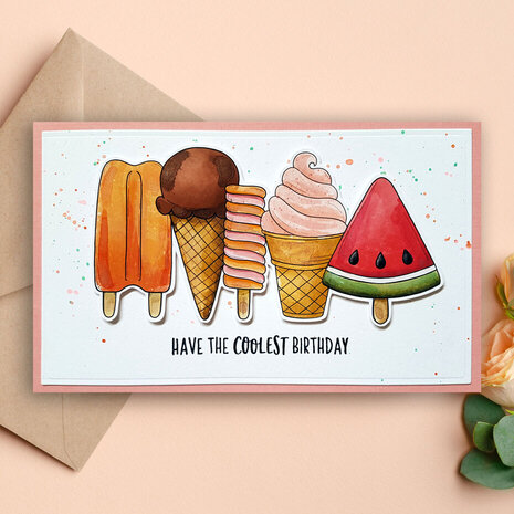 Creative Expressions Jane's Doodles Clear Stamp Set The Coolest (CEC1097)