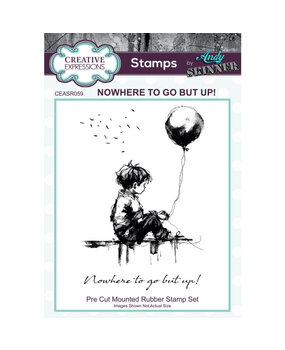 Creative Expressions Andy Skinner Pre-Cut Rubber Stamp A6 Nowhere To Go But Up! (CEASR059) Creative Expressions Andy Skinner Pre-Cut Rubber Stamp A6 Nowhere To Go But Up! (CEASR059)