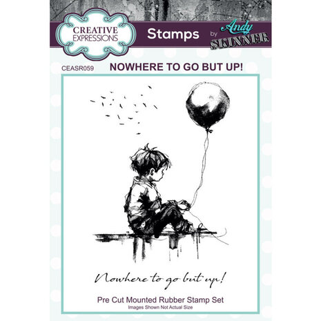 Creative Expressions Andy Skinner Pre-Cut Rubber Stamp A6 Nowhere To Go But Up! (CEASR059) Creative Expressions Andy Skinner Pre-Cut Rubber Stamp A6 Nowhere To Go But Up! (CEASR059)