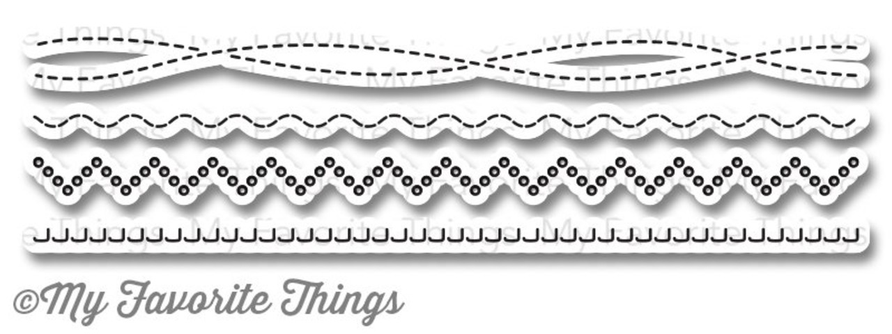 My Favorite Things Die-Namics Homespun Stitch Lines (MFT-776) My Favorite Things Die-Namics Homespun Stitch Lines (MFT-776)
