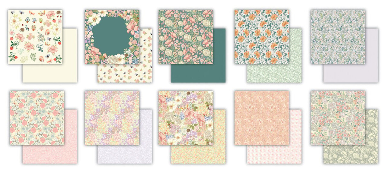 Craft Consortium Spring Gardens 12x12 Inch Paper Pad (CCDPAD002) Craft Consortium Spring Gardens 12x12 Inch Paper Pad (CCDPAD002)