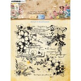 Studio Light Wild & Free Clear Stamps Script & Wildflowers (JMA-WAF-STAMP671)