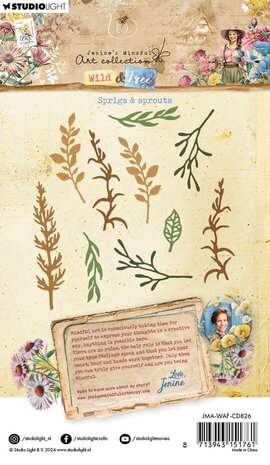 Studio Light Wild & Free Snijmal Sprigs & Sprouts (JMA-WAF-CD826) Studio Light Wild & Free Snijmal Sprigs & Sprouts (JMA-WAF-CD826)