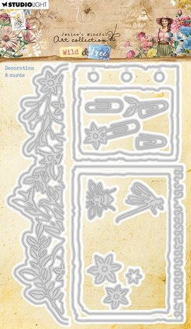 Studio Light Wild & Free Snijmal Decoration & Cards (JMA-WAF-CD827) Studio Light Wild & Free Snijmal Decoration & Cards (JMA-WAF-CD827)