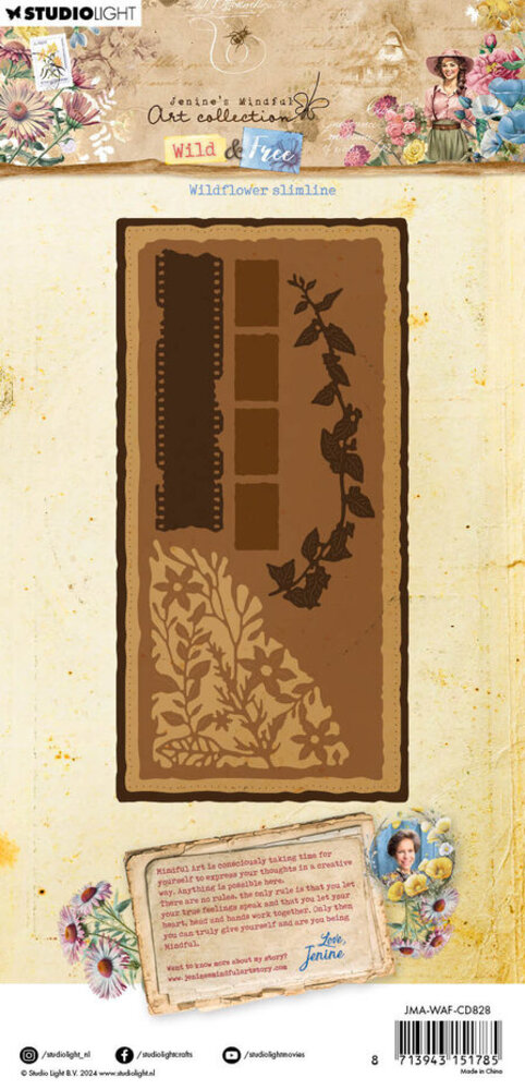 Studio Light Wild & Free Snijmal Slimline Wildflower (JMA-WAF-CD828) Studio Light Wild & Free Snijmal Slimline Wildflower (JMA-WAF-CD828)