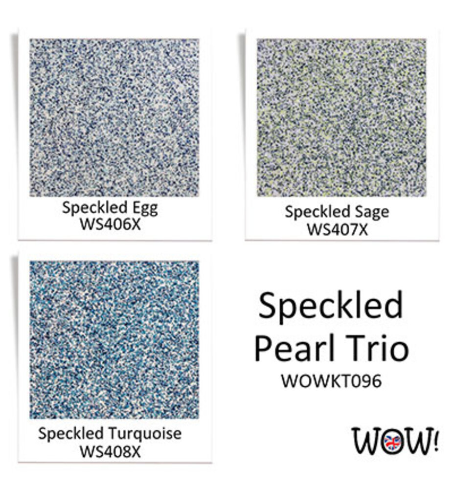 WOW! Trio's Speckled Pearl Embossing Powder Set (WOWKT096) WOW! Trio's Speckled Pearl Embossing Powder Set (WOWKT096)