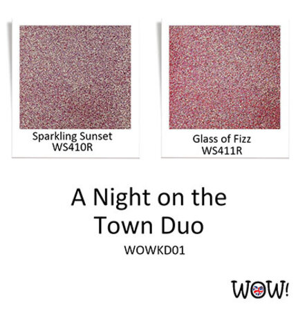 WOW! Duo's A Night on the Town Embossing Powder Set (WOWKD001) WOW! Duo's A Night on the Town Embossing Powder Set (WOWKD001)
