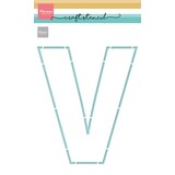 Marianne Design Craft Stencil A5 Letter V (PS8161)*