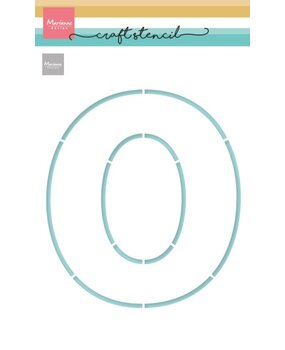 Marianne Design Craft Stencil A5 Letter O (PS8162)*