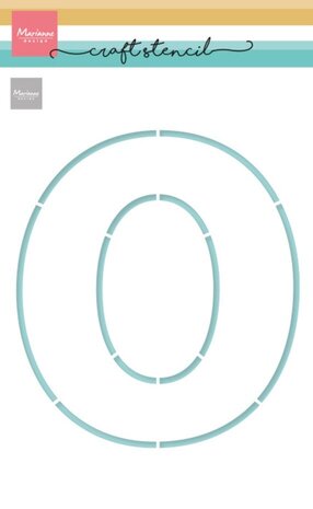 Marianne Design Craft Stencil A5 Letter O (PS8162)