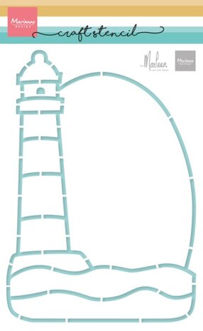 Marianne Design Craft Stencil A5 Lighthouse (PS8165) Marianne Design Craft Stencil A5 Lighthouse (PS8165)