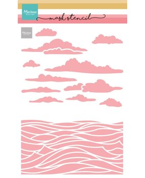 Marianne Design Masking Stencil A5 Sea Scenery (PS8164) Marianne Design Masking Stencil A5 Sea Scenery (PS8164)
