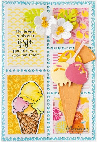 Marianne Design Craftables Layout Stamps Slimline (CR1658)